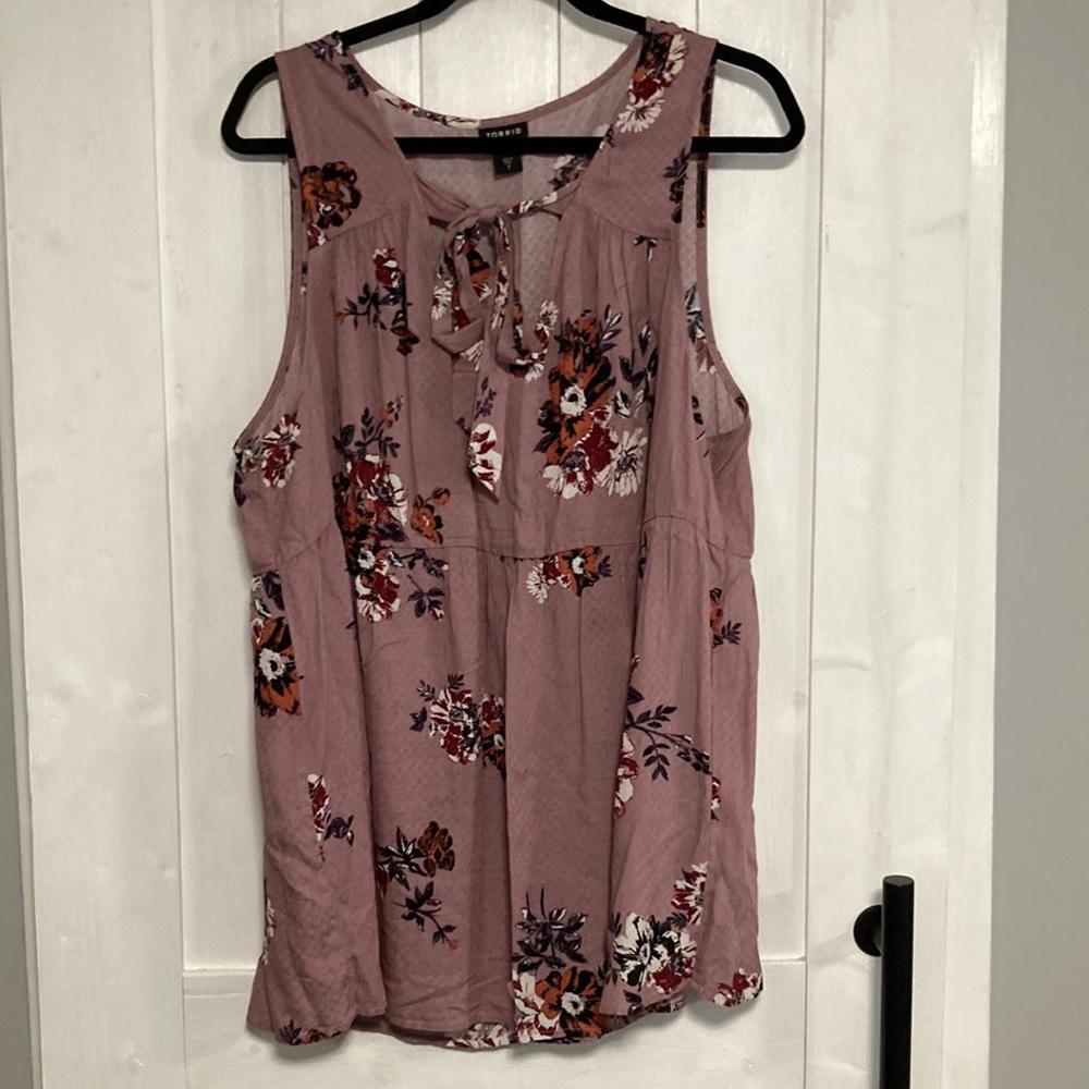 Torrid Sleeveless Blouse - Pink